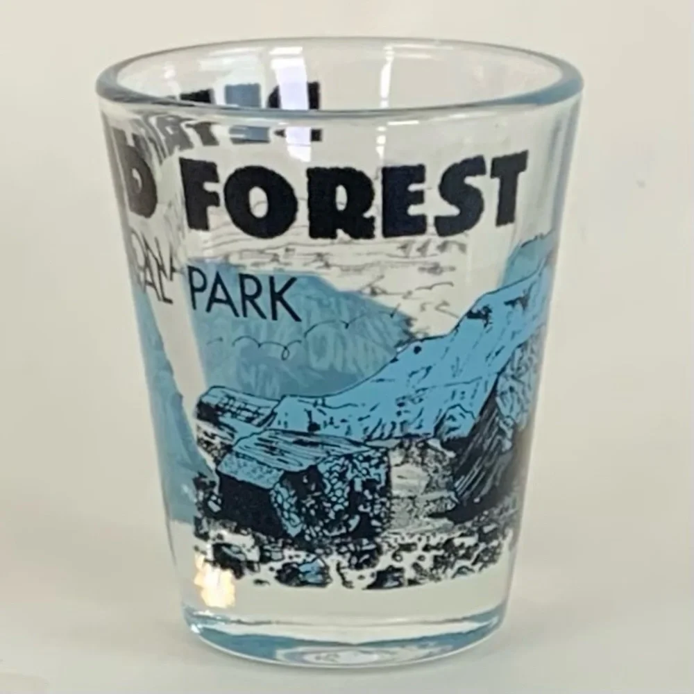 Petrified Forest National Park souvenir shot glass.